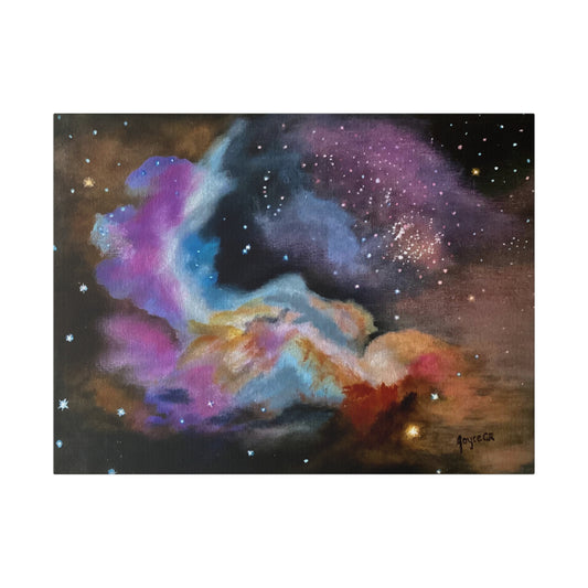 Abstract Galaxy. Painting Print on canvas