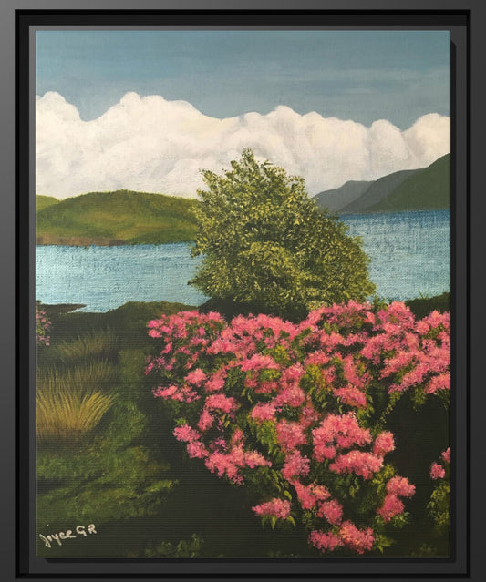 Scenic in Skye. Painting Print- Framed.
