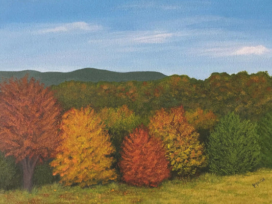 Welcome Autumn. Painting Print